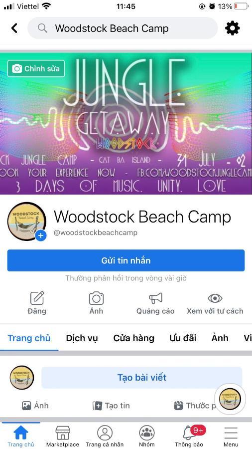 Woodstock Beach Camp Hien Hao Bagian luar foto