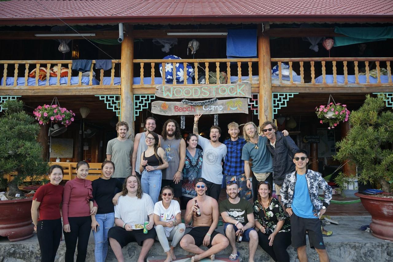 Woodstock Beach Camp Hien Hao Bagian luar foto